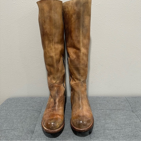 BEDSTU Manchester Tall Brown Leather Knee-High Boots - Picture 5 of 16